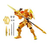 Genérico Printed Action Figure, Multi-Jointed Movable Robot Toy, Adorable Compact Full Body Mechanical Collectible, Poseable Design Toy for Desk Decoration, Display and Presents, Multicolor