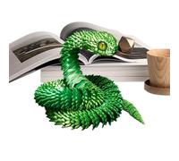 Generico Printed Animals - Printed Snake | Printed Articulated Flexible Snake Toy - Creative Animal Snake Model Desktop Ornament Girls, Kid, Adults
