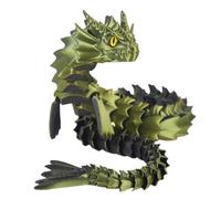 Genérico Printed Dragon Figure - Movable Joint Toy, Stress anxietysRelief, Interactive Desk Playset for Children Teens Adults | Educational Creative Fidget, Birthday Gift for Friends Family
