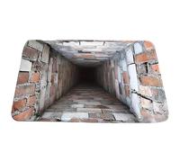 Genérico Printed Illusion Rug - Accent Area Rugs | Compact Bedroom Carpet with Interior Floor Coverage, Optical Illusion Rug for Entrance Setup, Visual Doormat, Themed Hole Carpet with Hallway Decor