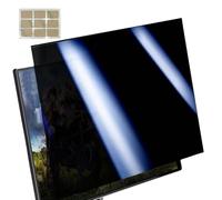 Genérico Privacy Screen Filter, Fingerprint-Resistant Computer Monitor Shield, Eye Comfort and Anti-Scratch Desktop Protector for Offices, Home, Travel, Silicone and Pet, Black