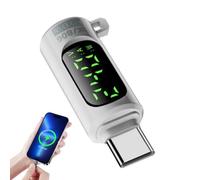 Generico Probador USB C - Transferencia de Datos A 40 Gbps, Carga Rápida PD De 240 W, Volt-Amperímetro Con Pantalla Digital, Adaptador Con Pantalla LED, Funda Compacta De Aluminio | Para Controlador