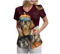 Genérico Problema Resuelto Camiseta, Estoy bien Camisa Sangrienta Mujeres, Problema Sangriento Resuelto, Mujeres Divertidas Halloween Horror Ropa Regalo Salpicaduras Camiseta, Vin-a, XXX-Large