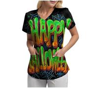 Genérico Problema Resuelto Camiseta, Estoy bien Camisa Sangrienta Mujeres, Problema Sangriento Resuelto, Mujeres Divertidas Halloween Horror Ropa Regalo Salpicaduras Camiseta, Luz verde d, XXX-Large