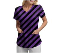 Genérico Problema Resuelto Camiseta, Estoy bien Camisa Sangrienta Mujeres, Problema Sangriento Resuelto, Mujeres Divertidas Halloween Horror Ropa Regalo Salpicaduras Camiseta, Violet-B, XXX-Large