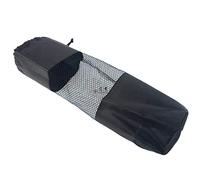 Genérico Proceso Profesional1 unids portátil Yoga esteras de almacenamiento de malla bolsa titular del caso columna forma deportes bolsa para entrenamiento uso negro creativo y útil