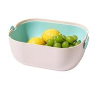 Genérico Produce Washing Bowl Kitchen Draining Strainer Food Prep Container