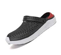 Genérico Producto clasificación Men's Slipper - Producto título Chanclas Casuales Huecas para Parejas y Sandalias de Playa Unisex para Calzado cómodo para Lluvia y Uso Diario (Black, 38)