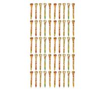 Genérico Professional Wood Golf Tees - 50 Pack Natural Hardwood Tees For Consistent Ball Placement & Durability | Unfinished Birch Teês For Driving Range, Training & Outdoor Park Practice