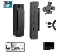 Genérico Proficiency New HD 1080p Noise Reduction Camera, Mini with Audio and Video Recording, Highly Concealed, 1080x1920P, Multi - Angle Shooting, Wide Application (WiFi Model,32G)