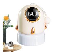 Genérico Projection Alarm Clock - Digital Mirror Clocks | RGB Night Light, 7 Color Changing Night Light,Snooze Touch Control Temperature For Kids’Bedroom Digital Clock For Girls Boys Thanksgiving