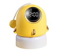 Genérico Projection Alarm Clock - Digital Mirror Clocks | RGB Night Light, 7 Color Changing Night Light,Snooze Touch Control Temperature For Kids’Bedroom Digital Clock For Girls Boys Thanksgiving