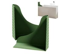 Generico Protección contra salpicaduras de ducha de silicona - Functional antisalpicaduras Stylish, borde de cocina, fregadero, suelo, mueble | Multipurpose Outdoor Indoor Utility Premium Modern