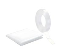 Genérico Protección para ventanas rotas: película de reparación precortada | Protección Transparente E Impermeable 80 X 120 Cm Con Adhesivo De Doble Cara | Parabrisas