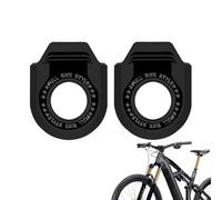 Generico Protecteurs de Manivelle Vélo - 1 Paire Crank Arm Covers en Silicone Souple | Protection Pédales pour VTT et Vélo de Route - Accessoire et Facile à Installer