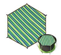 Genérico Protection pour Ressorts de Trampoline - Imperméable et Robuste | Accessoires de Sport Extérieur Loisirs | Saut Jardin Jeux d' Fitness Familiale, Bord de Sécurité Rembourré, Bleu