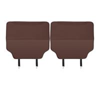 Genérico Protector Asiento Trasero Patadas - Pack 2 Cuero Impermeable Respaldo Coche | Topes Niños, Anti Golpes con Bolsillos Almacenaje, Resistente Desgaste Interior Protección para Coches SUVs