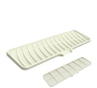 Generico Protector contra salpicaduras para grifo, protector contra salpicaduras para alfombrilla de grifo fregadero, alfombrilla de silicona - Alfombrilla de secado multiusos, porta esponja para