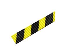 Genérico Protector de Borde de Espuma de Alta Visibilidad de 39" - Protectores de Pared de Garaje en Forma de W con Rayas Amarillas y Negras, Acolchado de Seguridad Auto