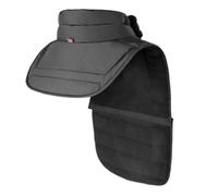Generico Protector de cuello para moto - Algodón polar polar 32 x 44 cm | Calentador desmontable, polaina térmica, bufanda de invierno | Equitación Esquí Correr Ciclismo Protección facial al aire