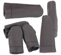 Genérico Protector de Dedos de Cuero para Coser, 6 Piezas, Mayor Comodidad y Protección para Puntas de Dedos en Manualidades y Costura Color Aleatorio