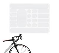 Generico Protector para marco de bicicleta - PVC 11,7 g | Película de protección para marco de bicicleta, anti arañazos - Weatherproof Frames Shield Cover, Cycling Frames Guard Strip | Bikes