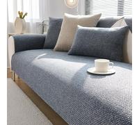 Genérico Protector Sofa y Funda Asiento Sofa,Repelente a Líquidos Fundas Sofá 1 2 3 4 Plazas Protector Sofá para Perros Gato,Dark Grey,60x180cm