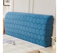 Genérico Protectora elástica de Franela con patrón Cabecero Cama 180, tamaño Queen King Cabeceros Cama 150 a Prueba de Polvo, para decoración de Dormitorio Flor - Azul Rey: 78.7 Pulgadas / 200 cm