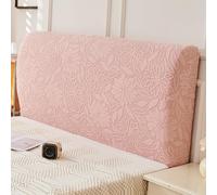 Genérico Protectora elástica de Franela con patrón Cabecero Cama 180, tamaño Queen King Cabeceros Cama 150 a Prueba de Polvo, para decoración de Dormitorio Rosa Reina: 59.0 pulgadas/150 cm