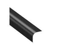 Genérico Protectores de Esquina anticolisión de Aluminio Perfil de protección de Esquina Impermeable y a Prueba de Humedad(Black,3x100cm)