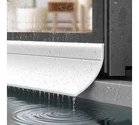 Genérico Protectores de Lluvia de Goma para Ventanas, deflectores de Lluvia de Goma Flexibles para Puertas Exteriores, bloquean el Agua, Protector para Ventanas, Tope de Lluvia Autoadhesivo para Vent