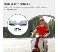 Genérico Protectores De Manos para Moto Cross,Protectores contra Viento para Motocicleta | Protector De Manillar Impermeable Y Resistente A La Intemperie para Viajes En Carretera, ATV Y Cruceros