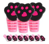 Genérico Protectores para Cables USB de Carga en PVC Diseño de Pie Rosa, Pack de 10 Unidades para Portátiles y Teléfonos Móviles, Evita Roturas y Decora Tu Escritorio