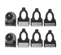Genérico Protectores para Cortapelos Eléctricos Aplicables, Juego de 2 Piezas Cabezal de Cuchillas y Peines Guía de 3 Mm, 5 Mm y 7 Mm, Accesorio Profesional para Recortadora de Cabello