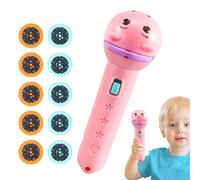 Genérico Proyector De Linterna Infantil - Linterna Proyector Infantil Juguete Educativo con 80 Patrones - Juego Interactivo para Contar Historias con Sombra Manualidades