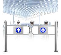 Genérico Puerta batiente automática unidireccional, Dispositivo de Entrada Segura para escuelas, Tiendas y hospitales - Simple/Doble/Media Cintura, 180 cm (70 7/8") Solución de Control de Acceso