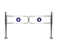 Genérico Puerta batiente de Cierre automático para peatones, Puerta de Seguridad unidireccional para bibliotecas y Tiendas de artículos de Museo, Puerta de Entrada Duradera (180 x 100 cm): Acceso seg