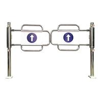 Genérico Puerta batiente de Cierre automático - Puerta de Seguridad unidireccional para Acceso peatonal, Ideal para bibliotecas y Tiendas de artículos de Museo, diseño Resistente de 160 x 100 cm.