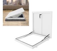 Genérico Puerta de Acceso a trampilla de Techo de Metal, Cubierta Impermeable para Mantenimiento de ático, Boca de Acceso Blanca con Sello de Goma, Segura de 76,2 x 91,4 cm (30 x 36 Pulgadas) para fá