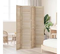 Genérico Puerta de Armario 4 pcs Natural 140.5 x 2.1 x 49.5 cm,Bricolaje,Accesorios de Bricolaje,Ferretería para armarios,Puertas de armarios,Marrón,15.76 KG,3394500