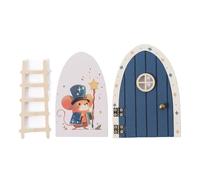 Genérico Puerta De De Madera - Piezas Puertas De | Puertas De Madera para Casas Pequeñas | De Narración De Cuentos, Decoración del Hogar para Ventana, Sala De Escuela, Oficina, Dormitorio, D