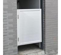 Genérico Puerta de jardín batiente Doble de Madera - Puerta Estilo salón con herrajes de bisagra para Entrada de cocinas, emporios y cafeterías - Diseño Duradero de Media Cintura para Uso en Exterior