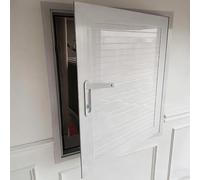 Genérico Puerta de Panal insonorizada con Panel de Acceso Tipo Rejilla, trampilla de inspección de plomería con Cerradura, Tapa para Orificio de Pared de Paneles de Yeso para baño Exterior