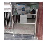 Genérico Puerta de tráfico unidireccional, Puerta batiente automática con Cierre automático, Puerta batiente metálica para supermercados y escuelas - Puerta de Seguridad para entradas de Tiendas y bi