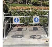 Genérico Puerta de tráfico unidireccional, Puerta batiente automática con Rebote, Puerta de Seguridad automática Industrial - Barrera batiente con Resorte, Puerta de Pasillo metálica con Apertura de