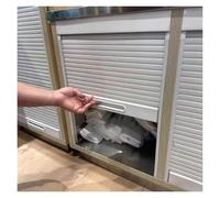 Genérico Puerta Enrollable para aparador, Armario con Puerta corrediza de Tambor a Medida para electrodomésticos de Cocina, Puerta Enrollable y abatible para Espacios pequeños, deslizamient