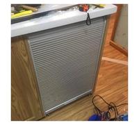 Genérico Puerta Enrollable para Armario de Herramientas, tamaño Personalizado, Resistente a Las Manchas de Aceite, retráctil, Puerta corrediza de Tambor Recto para Garaje, Taller y almacena