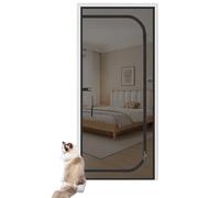 Genérico Puerta For Mascotas, Rejilla For Gatos,Puerta De Balcón, Rejilla Protectora For Gatos Engrosada, Mosquitera For Sala De Estar, Dormitorio, Cocina, Terraza, Puerta De Rejilla