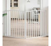 Genérico Puerta para Perros Plegable 2 Paneles Madera álamo Blanca 160cm,Productos para Mascotas,Productos para Mascotas,Productos para Perros,Casetas y cercados para perros-352218