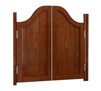 Genérico Puertas batientes de Madera Maciza Personalizables para cafetería - Estilo Vaquero, Bar, salón, diseño de Media Cintura, Puerta de salón Interior con bisagras y Cierre automático, marrón, 11